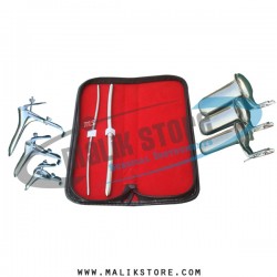 Hegar uterine dilator set 2pcs 3-4, 5-6, collin 3pcs, grave 3pcs